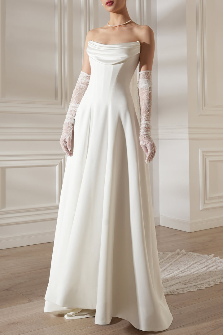Salma Long Dress In Off-White