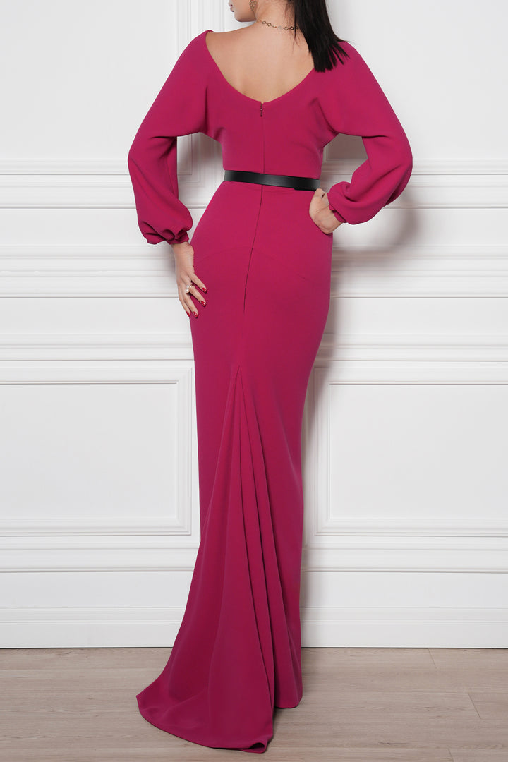 Michelle Sangria Long Dress
