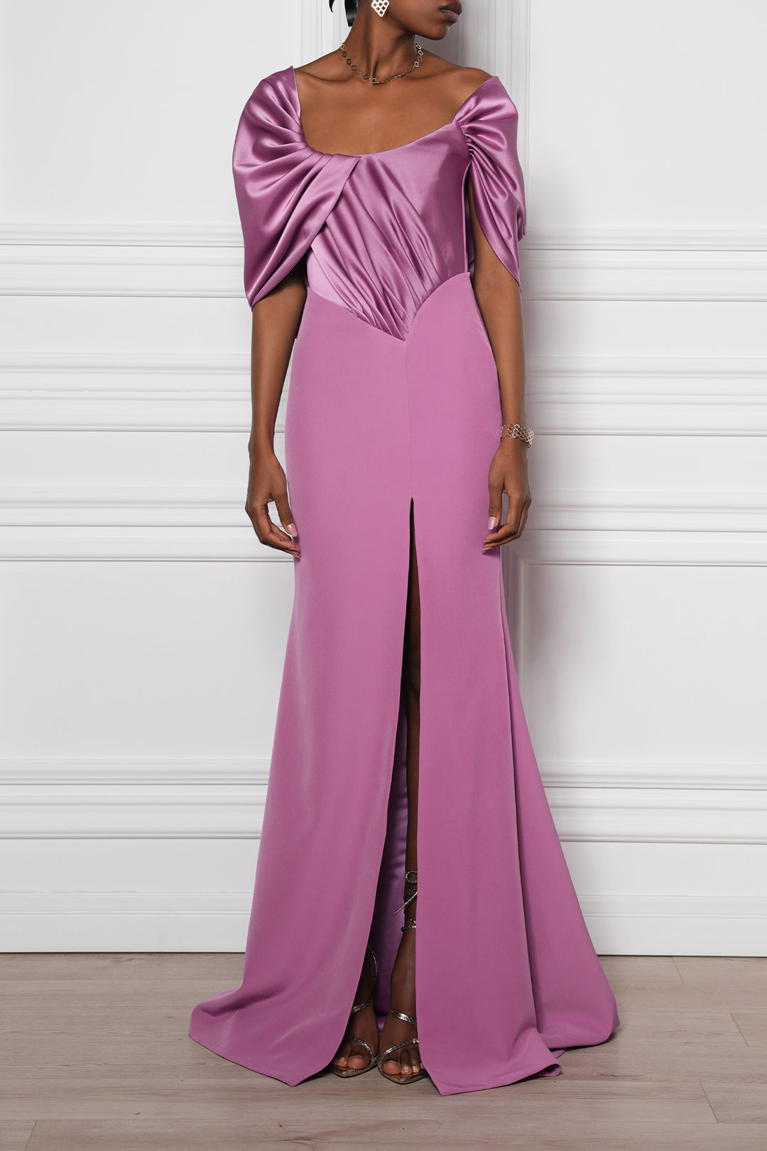 Areej Long Dress In Hydrangea