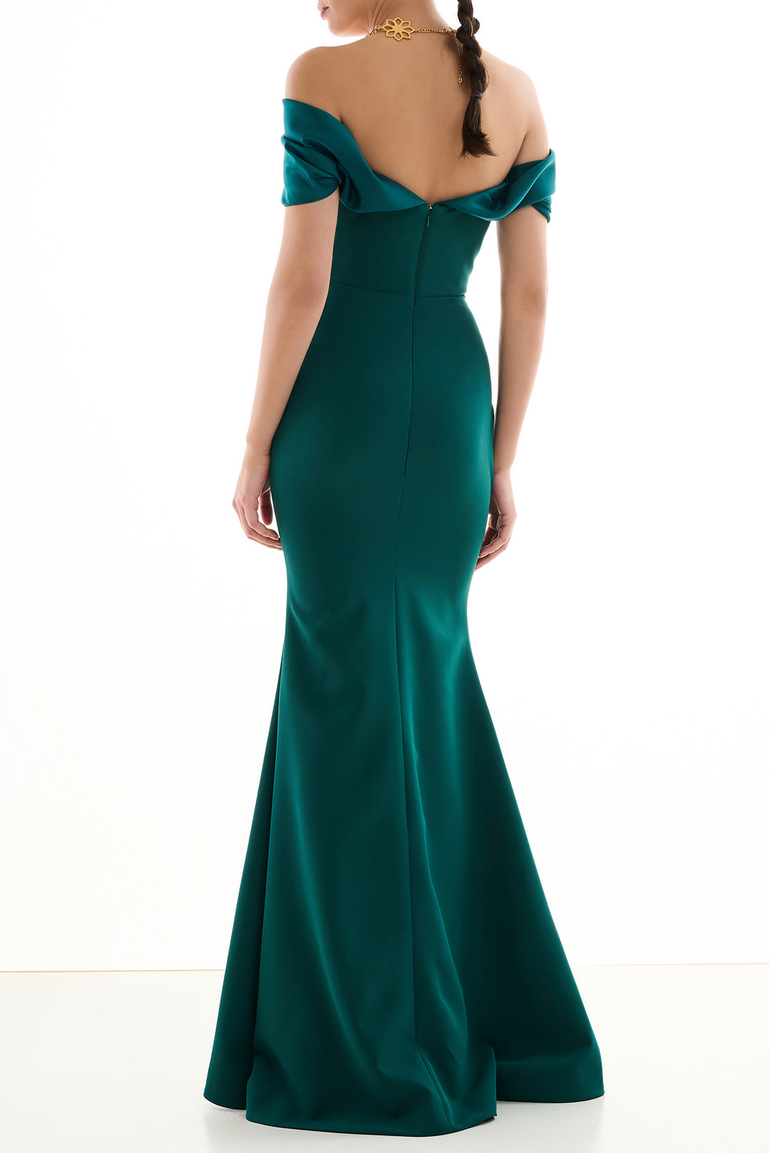North Long Dress In Emerald