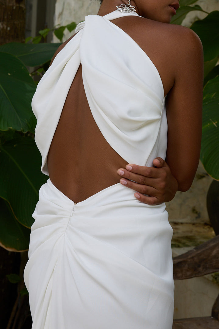 Artemis Long Dress In Off-White