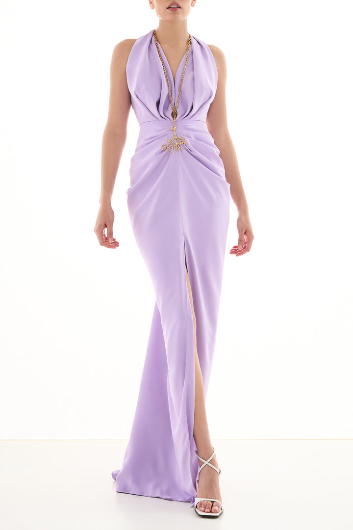 Artemis Long Dress In Orchid