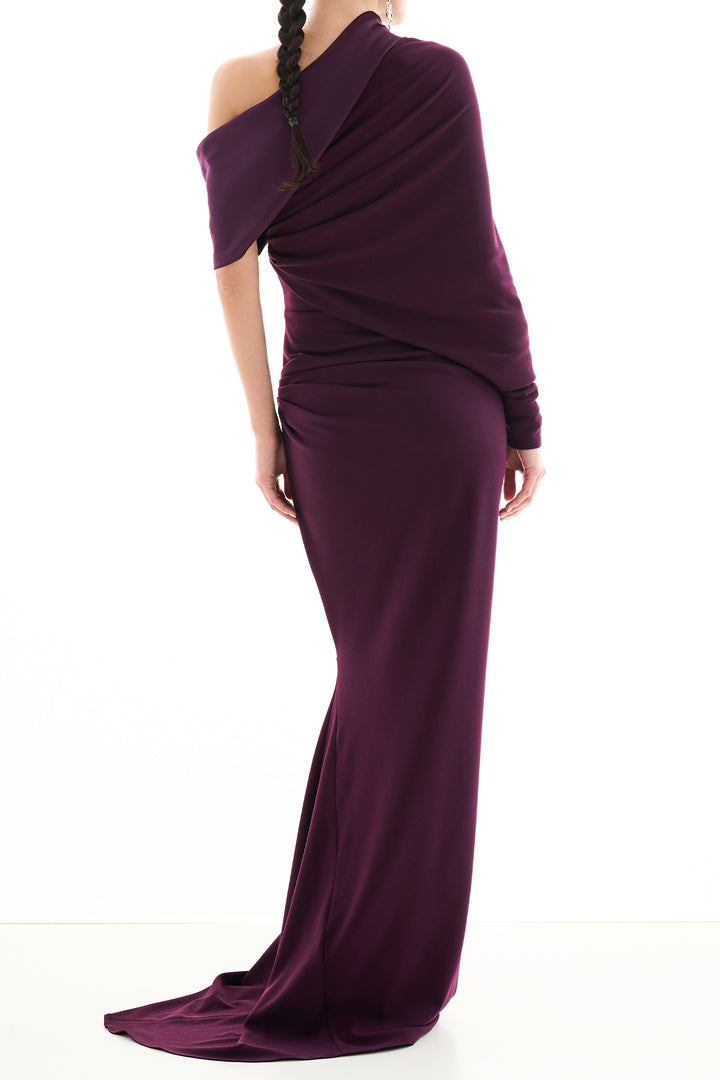 Amara Dress In Plum