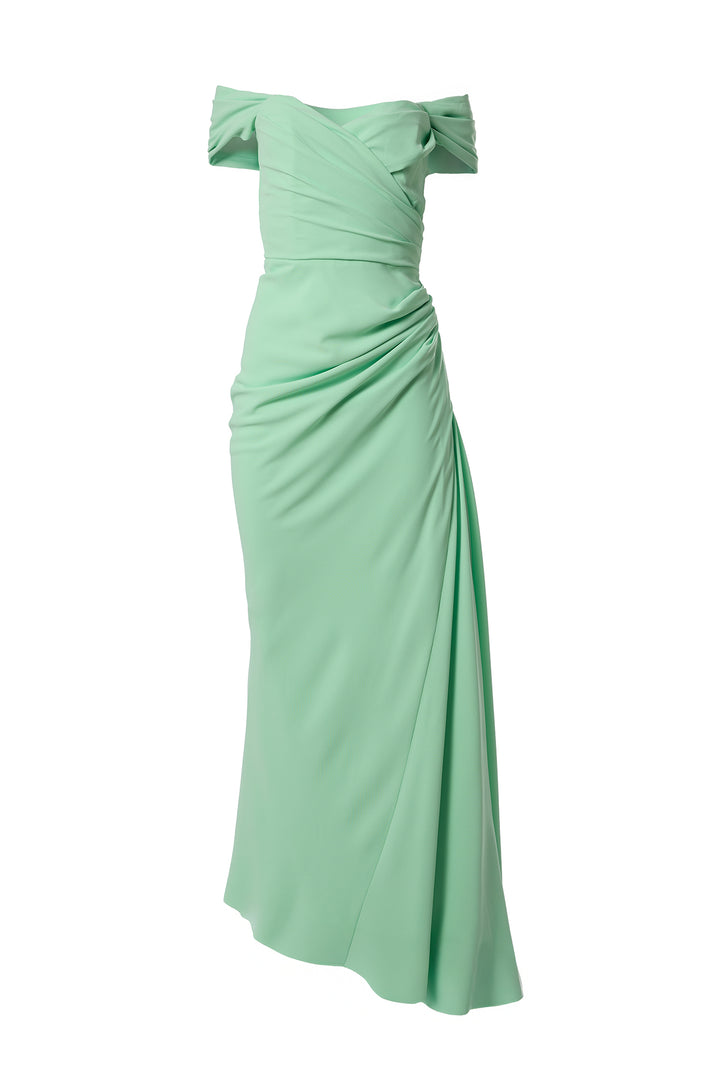 Gaia Long Dress In Avocado