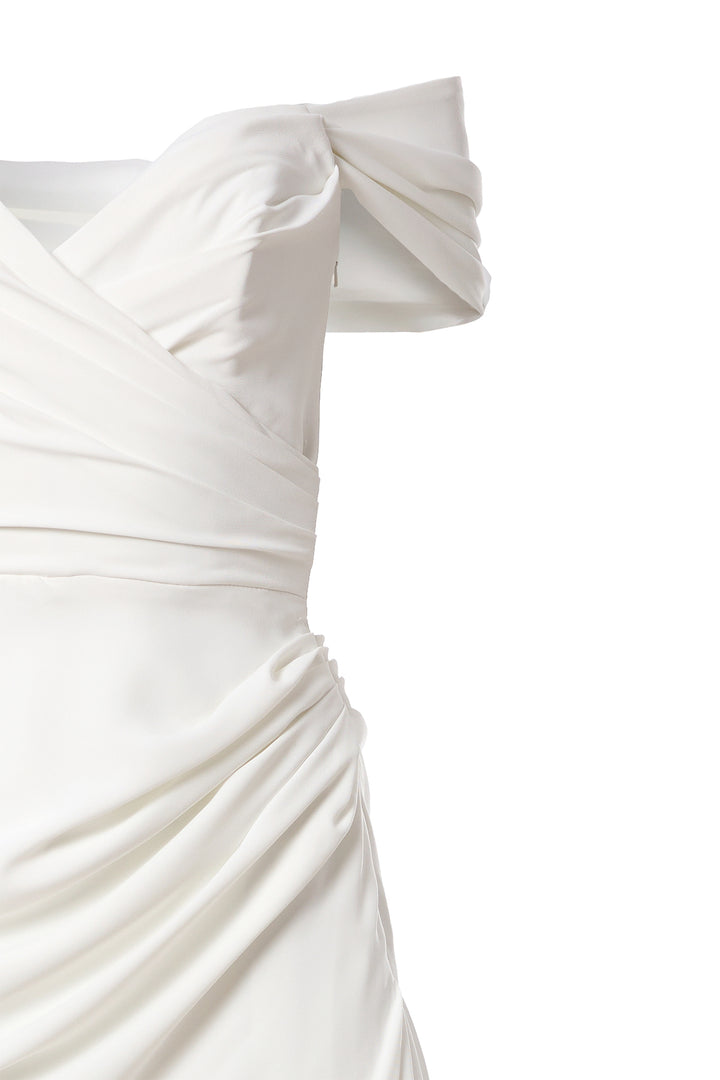 Gaia Long Dress In Off-White