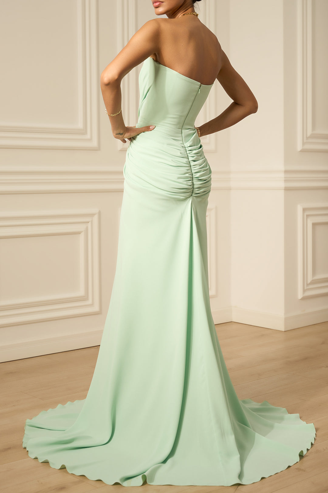 Ammuri Long Dress In Pistachio