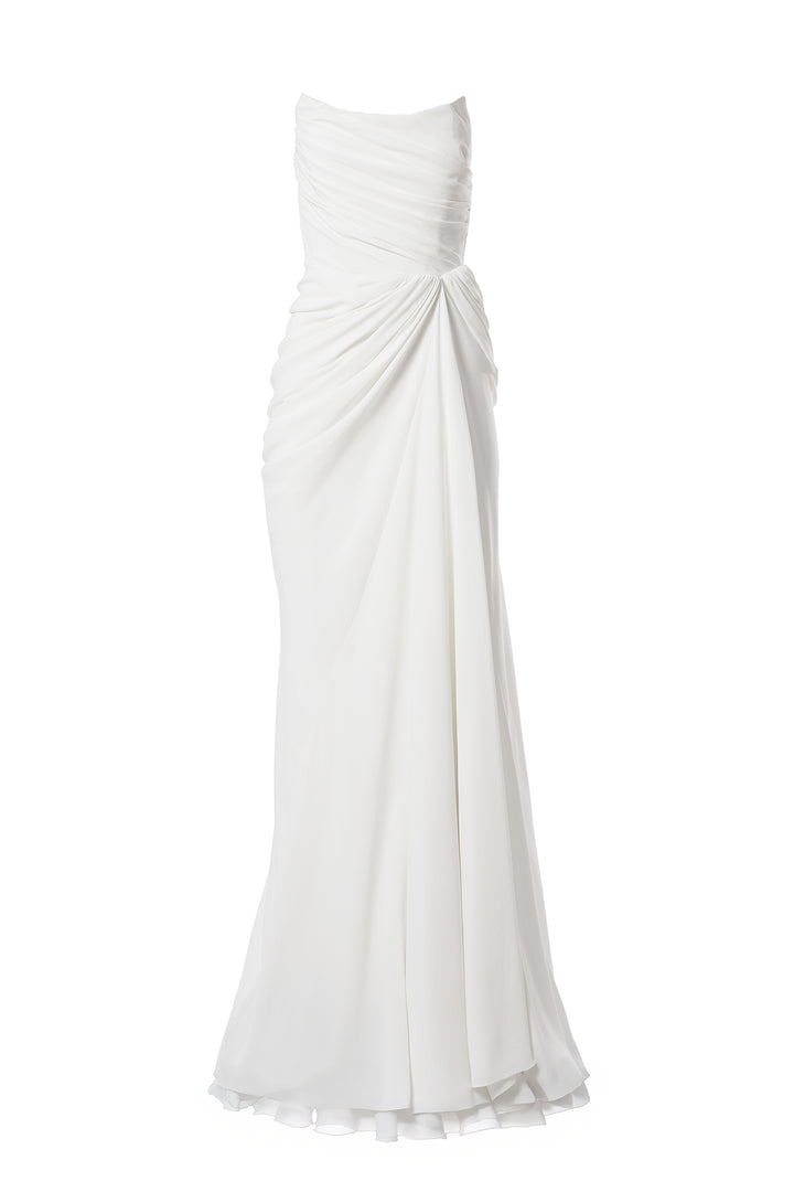 Zaira Long Dress In Off-White
