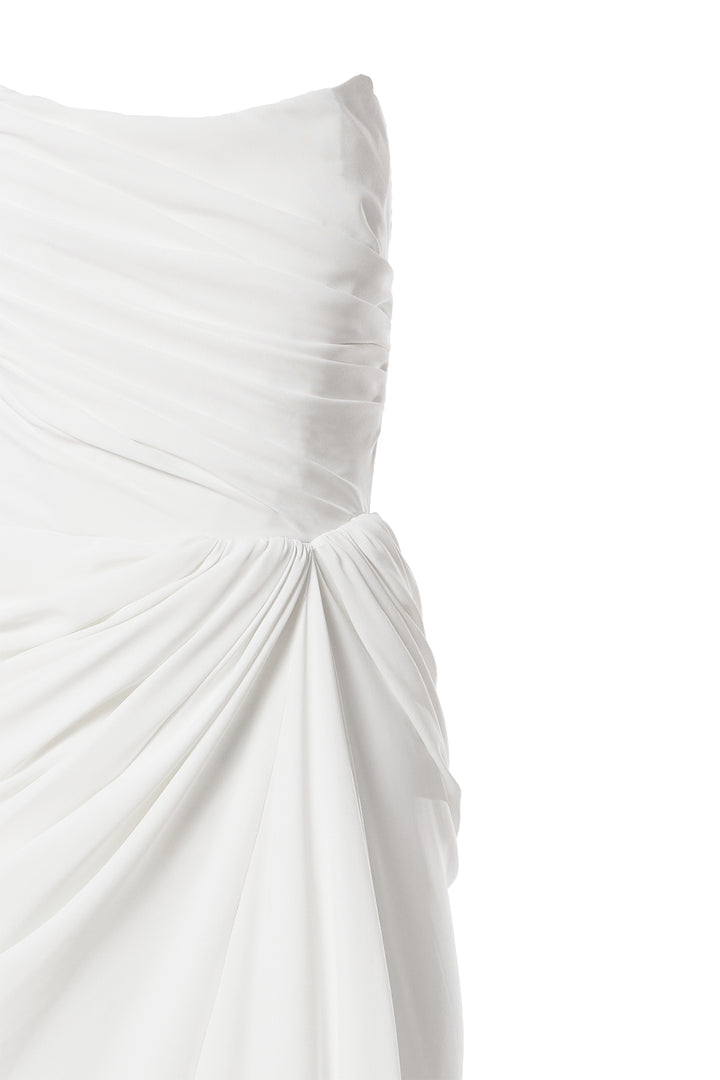 Zaira Long Dress In Off-White