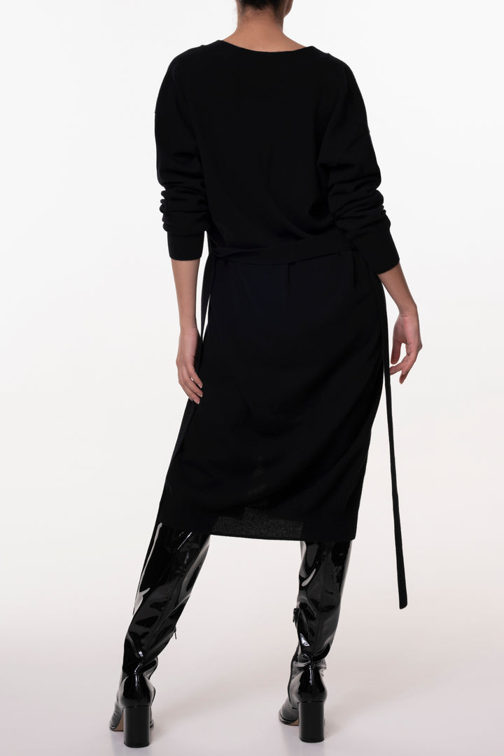 Lani Cashmere Long Cardigan In Embassy