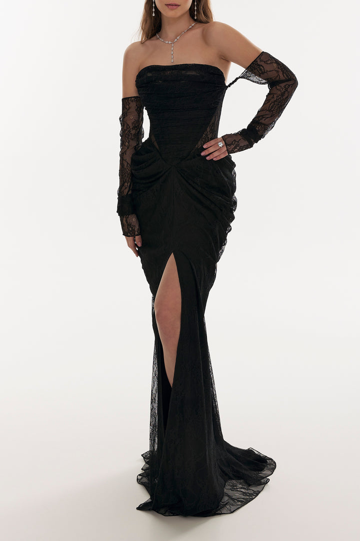 Kala Lace Dress In Black