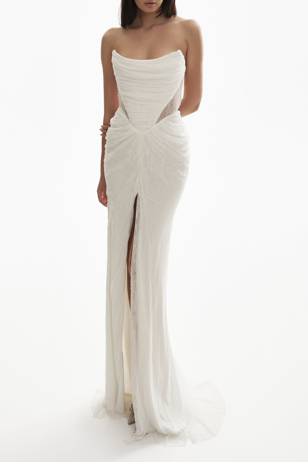 Kala Lace Dress In Ivory