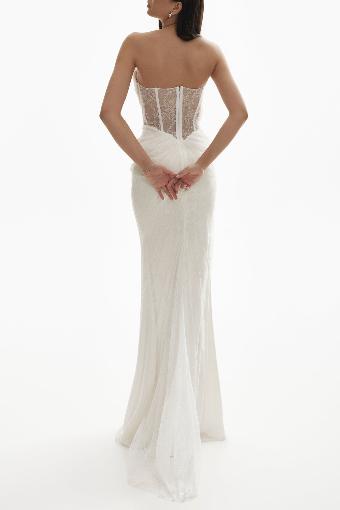 Kala Lace Dress In Ivory