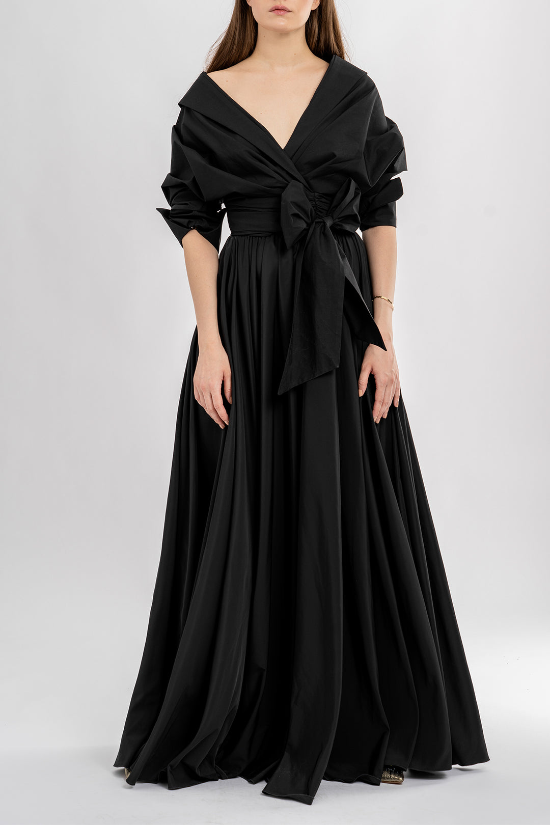Angelina Cotton Shirt In Black