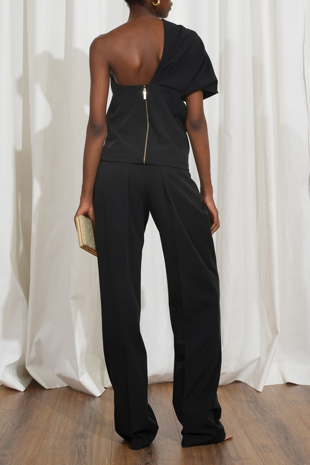 Black Cosmopolitan Wide Pants