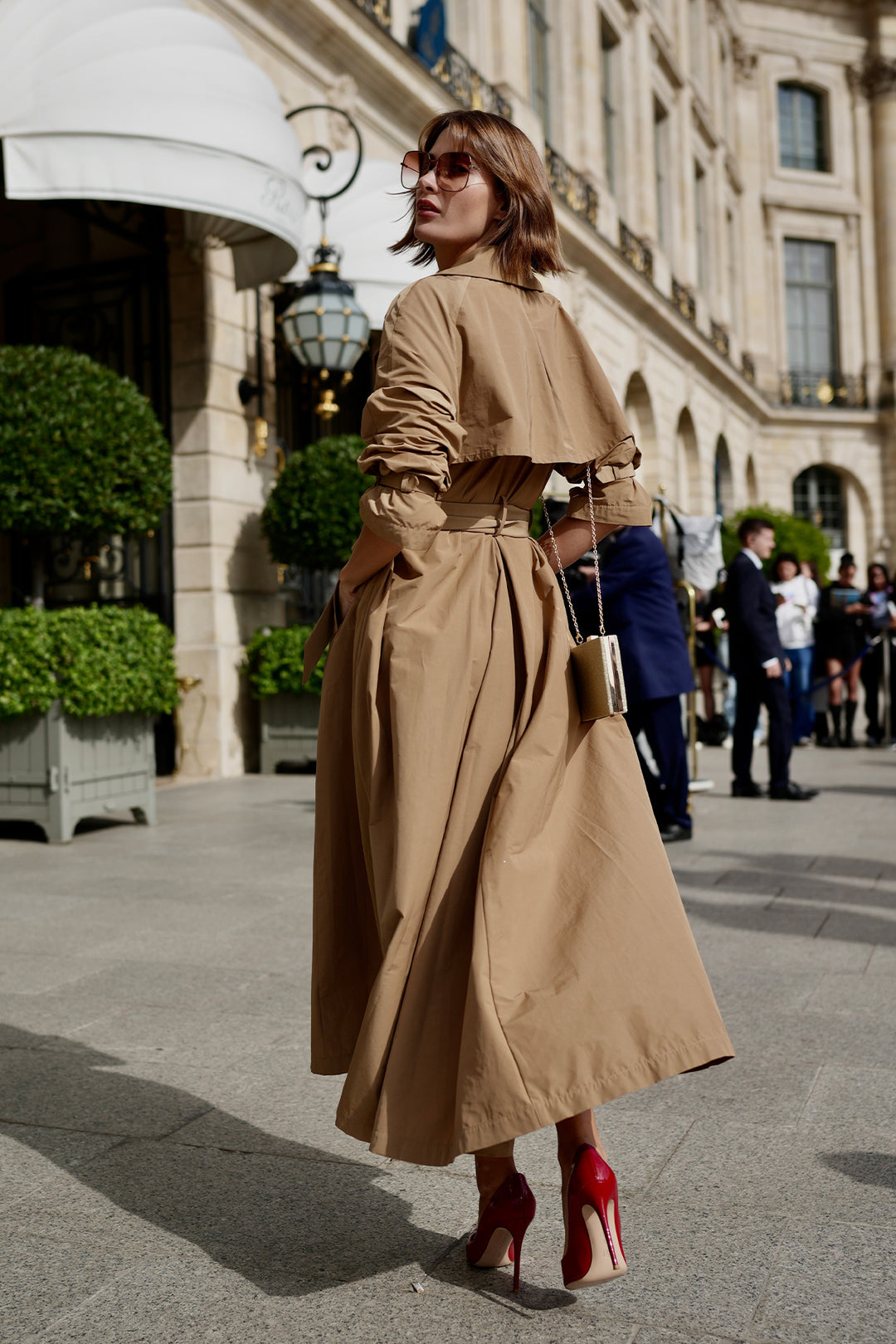 Marlene Camel Trench Coat