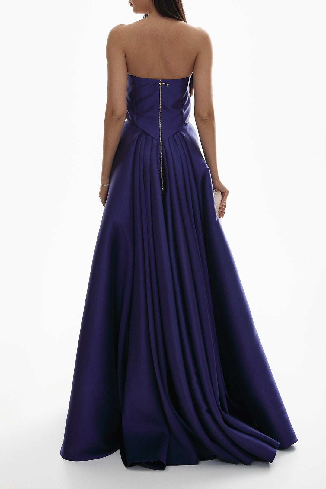 Calypso Mikado Gown In Royal-Blue