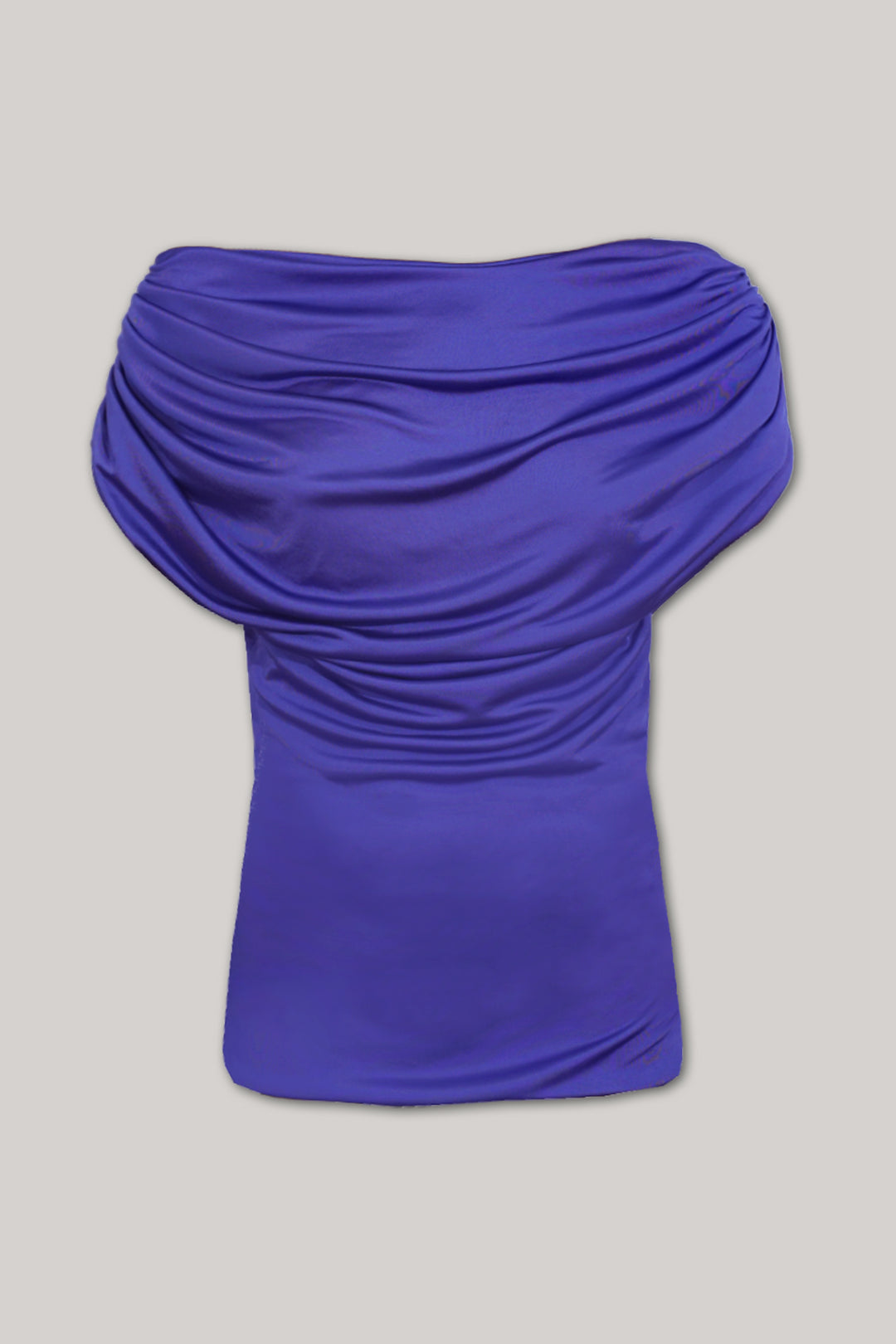 Leah Jersey Top In Royal Blue