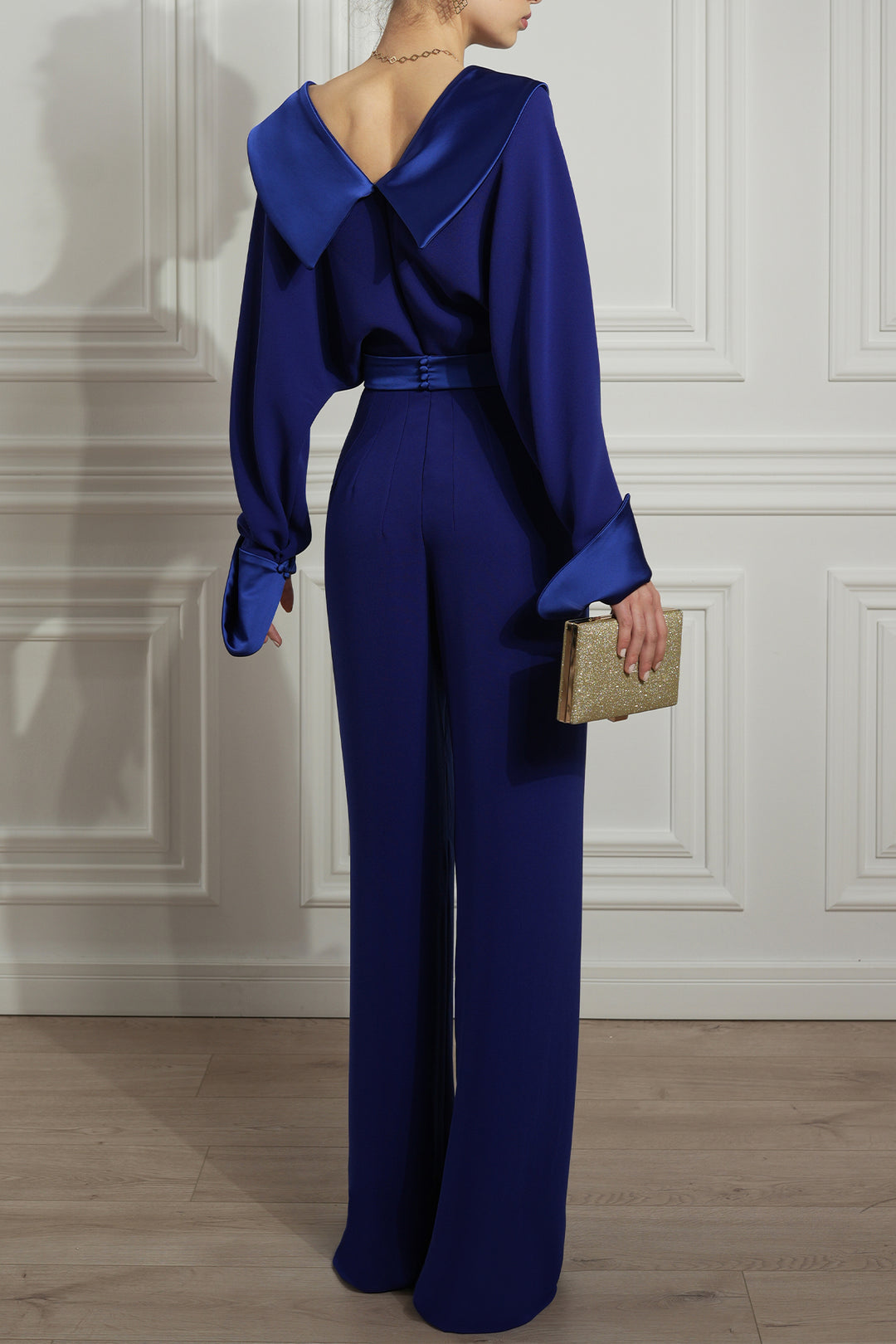 Angelina Jumpsuit In Royal-Blue