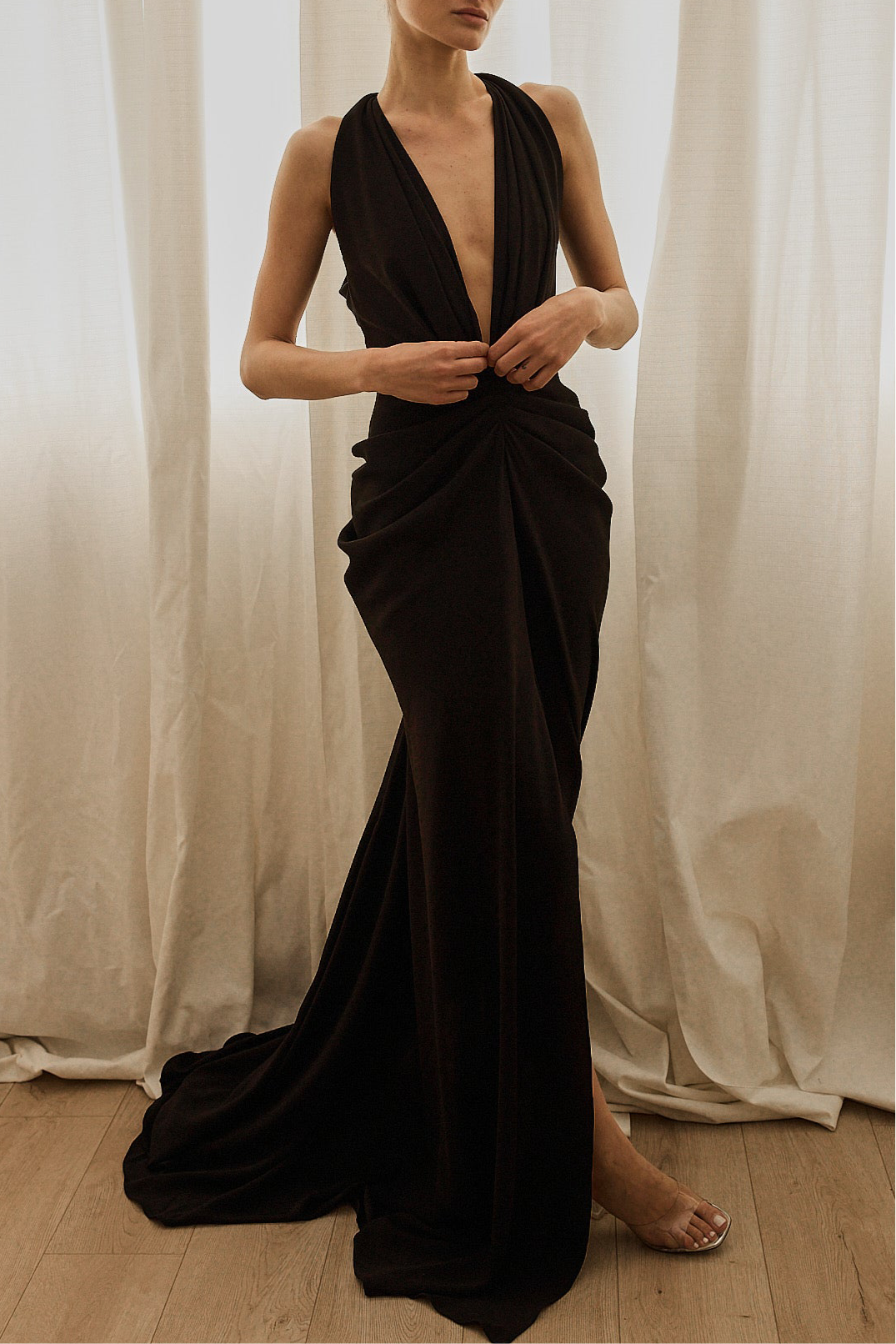 Artemis Long Dress In Black