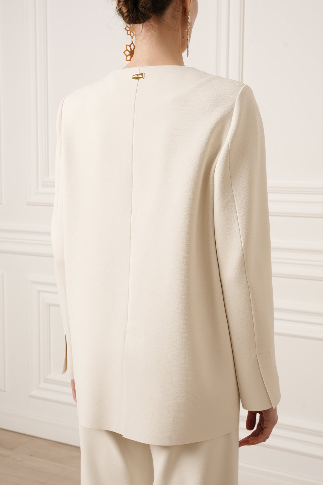 Pax Viscose Jersey Wide-Leg Pants In Off-White