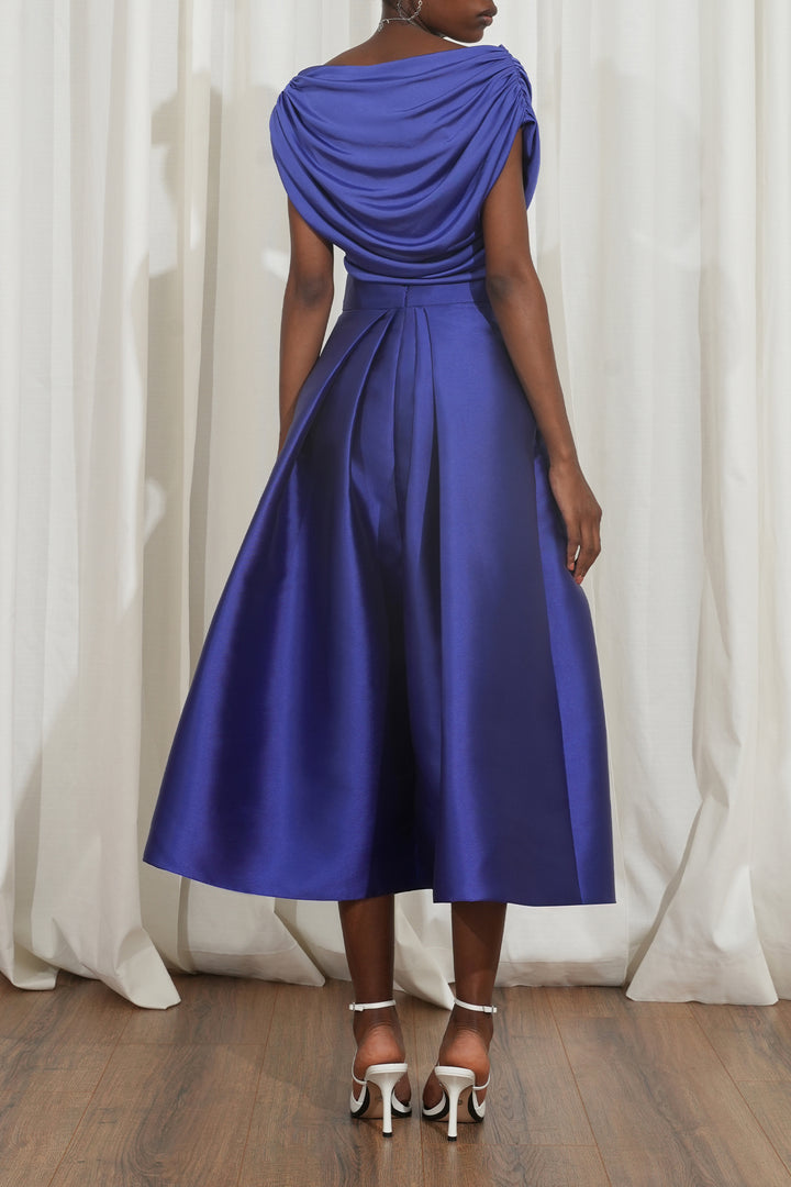 Leah Jersey Top In Royal Blue