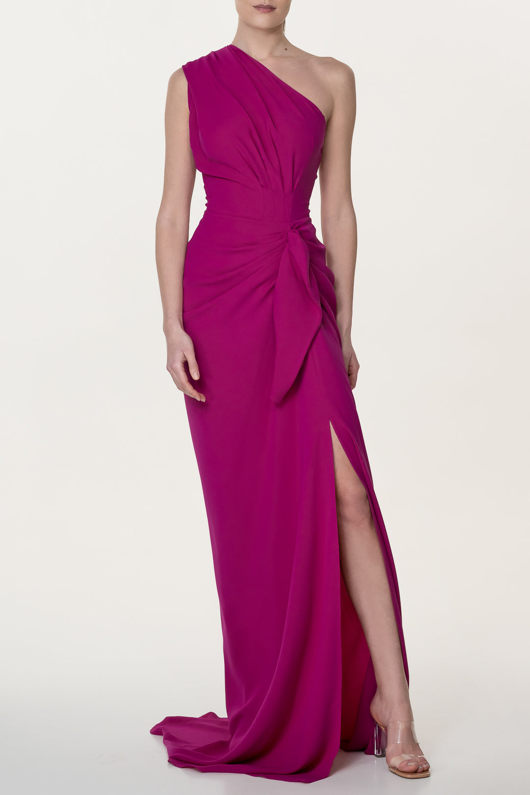 Elena Crepe Dress In Calla