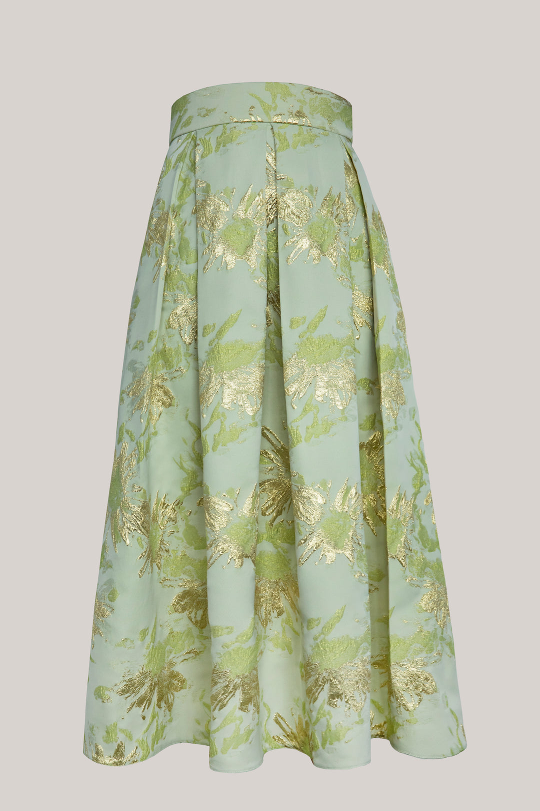 Jasmine Pistachio Brocade Skirt