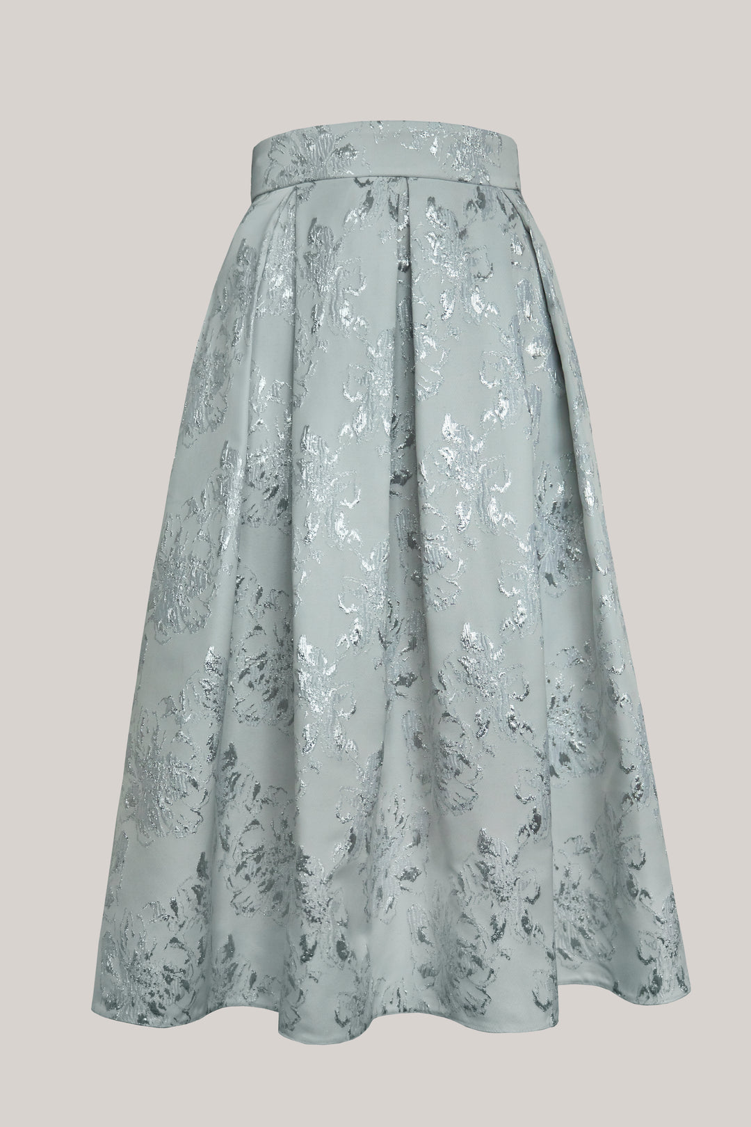 Jasmine Brocade Skirt In White