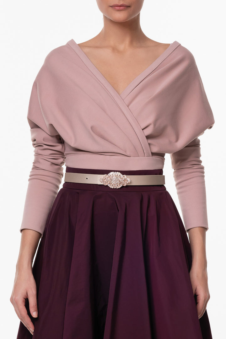 Sofia Stretchy Top In Blush