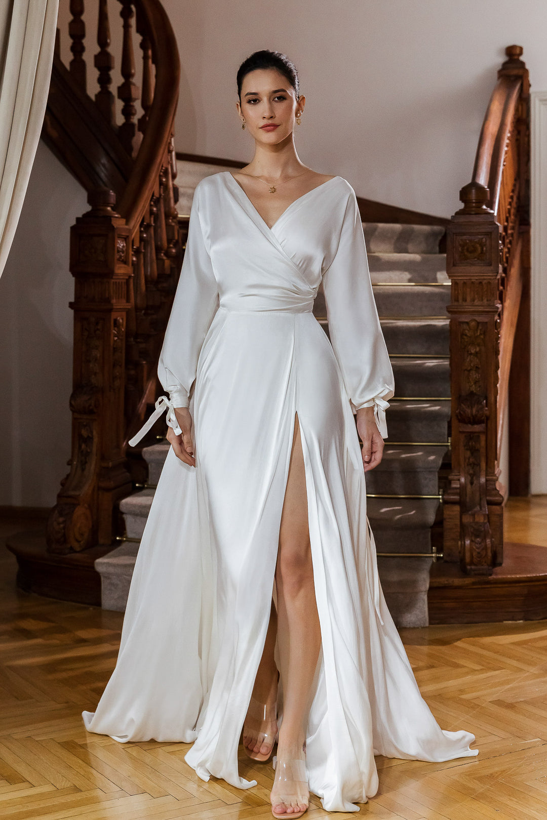 June Silk Dress | Elegant Women's Fashion Rhea Costa June Silk Dress | Elegant Women's Fashion Rhea Costa