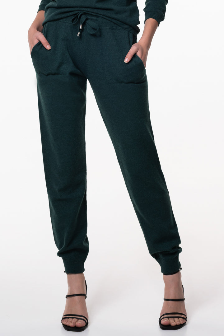 Raphael Spruce Cashmere Track Pants