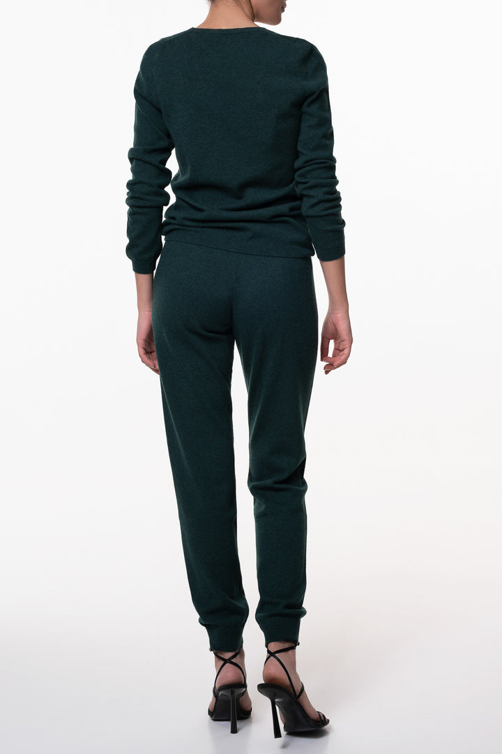 Raphael Spruce Cashmere Track Pants