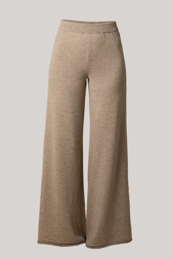 Akeem Cashmere Wide-Leg Pants