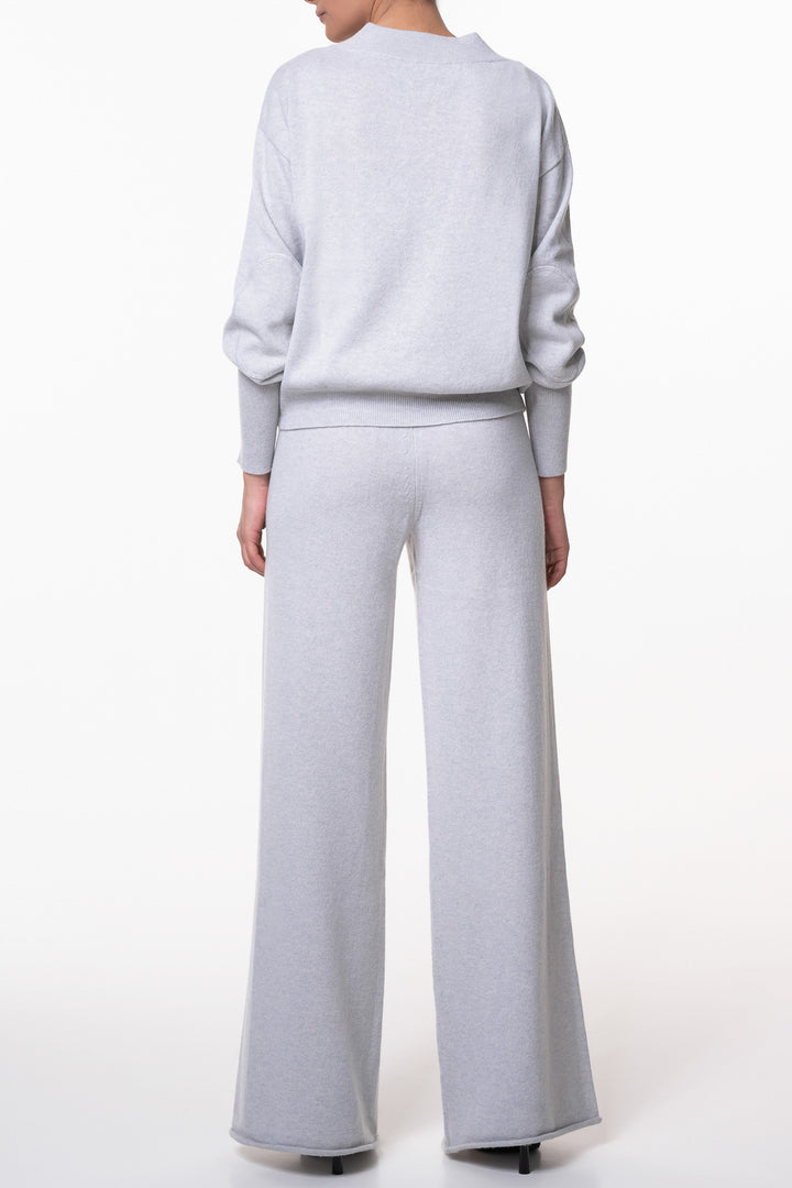 Akeem Cashmere Wide-Leg Pants