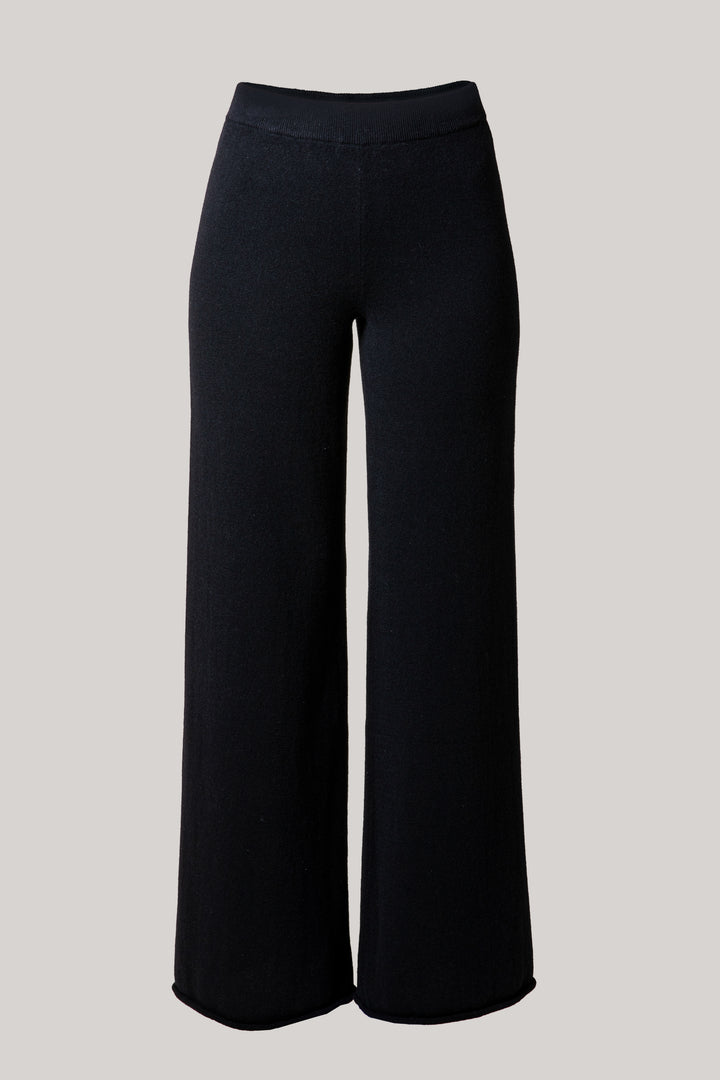 Akeem Cashmere Wide-Leg Pants