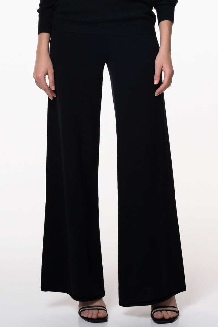 Akeem Cashmere Wide-Leg Pants