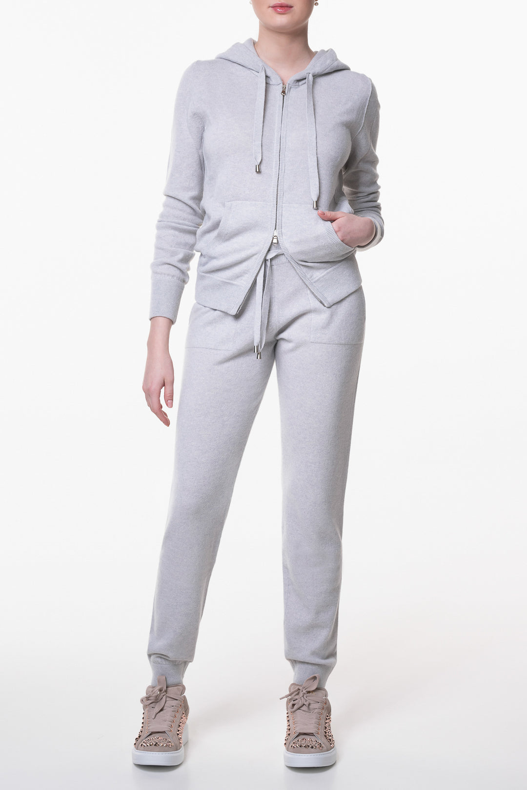 Raphael Pumice Cashmere Track Pants