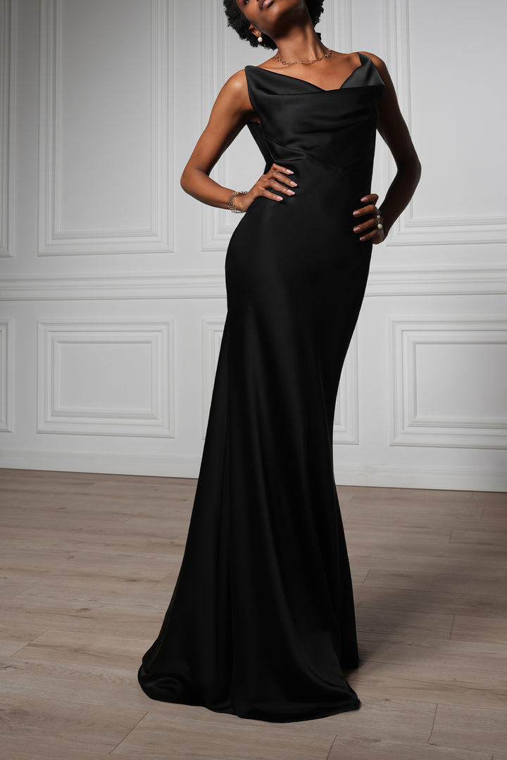 Paloma Black Slip Dress