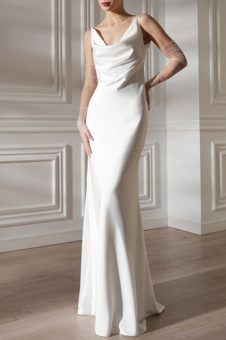 Paloma Off-White Slip Dress