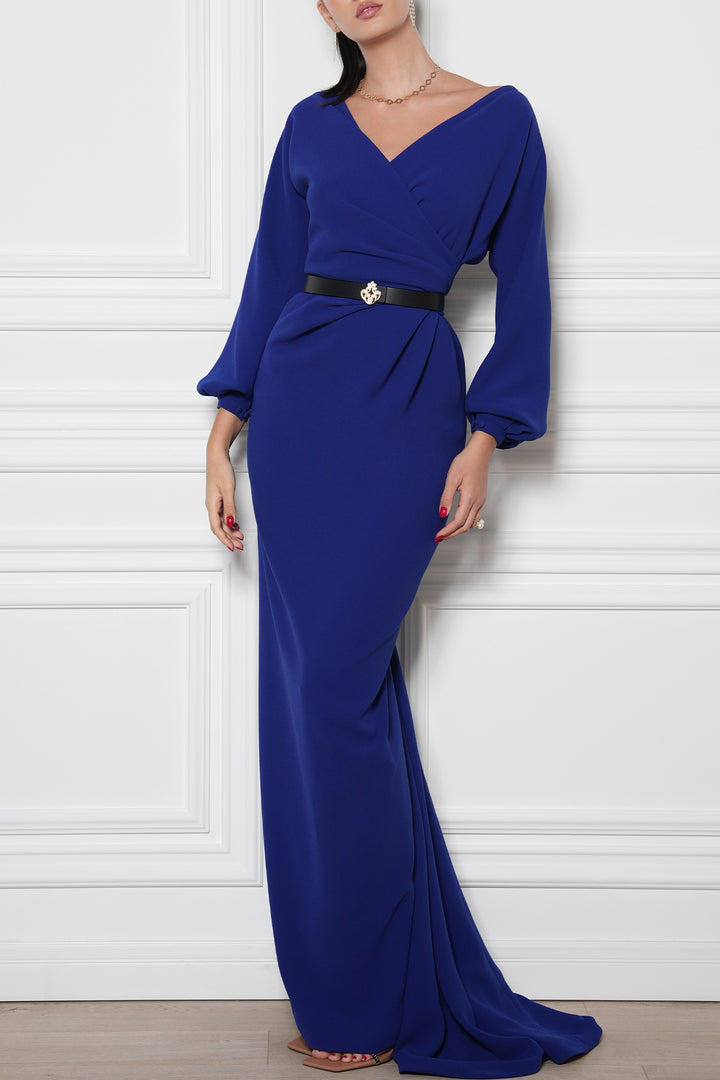 Michelle Royal Blue Long Dress