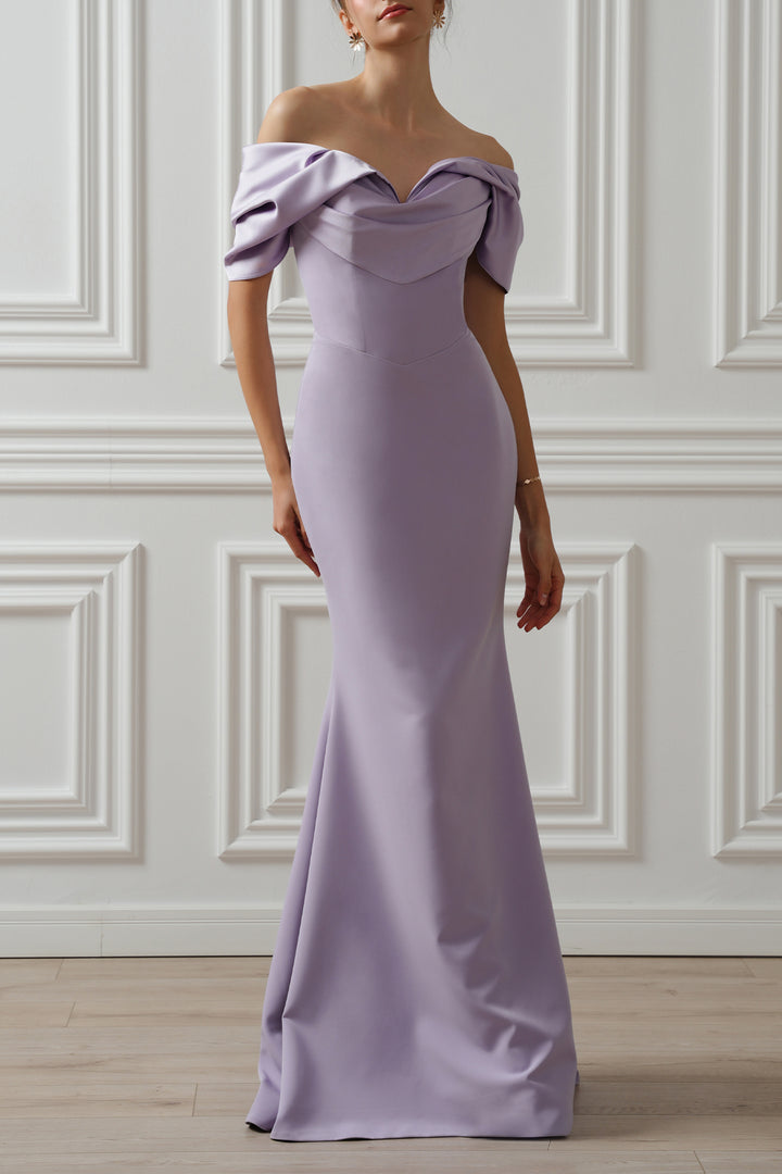 North Long Dress In Soft-Lilac