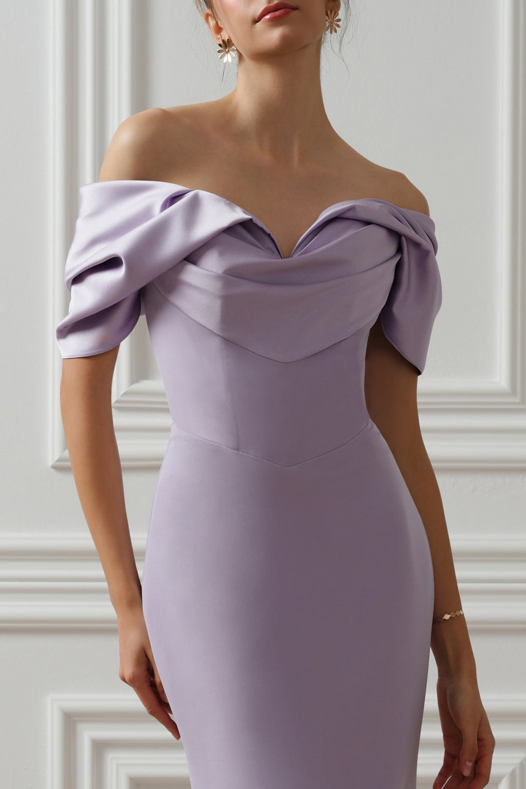 North Long Dress In Soft-Lilac