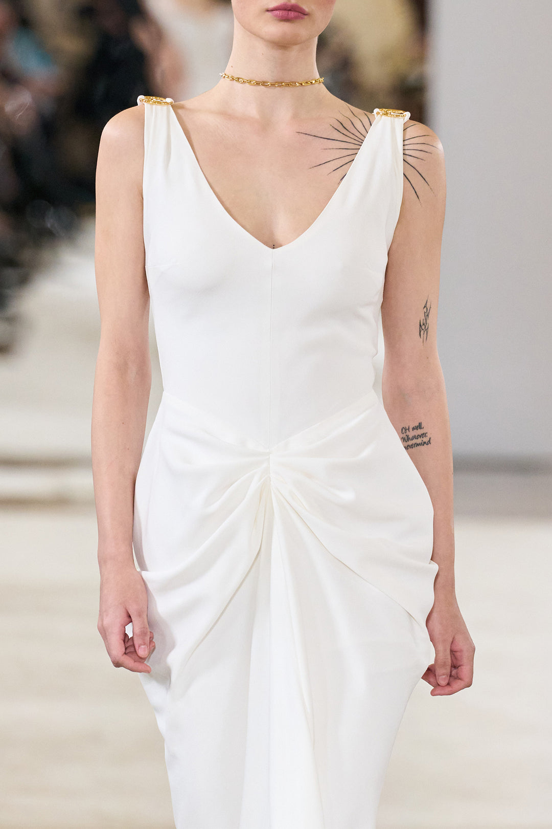 Valeria Midi Dress In Off-White