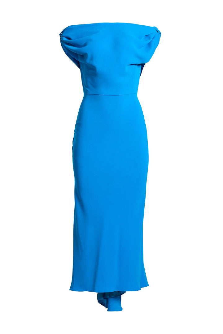 Sylvie Midi Dress In Electric-Blue