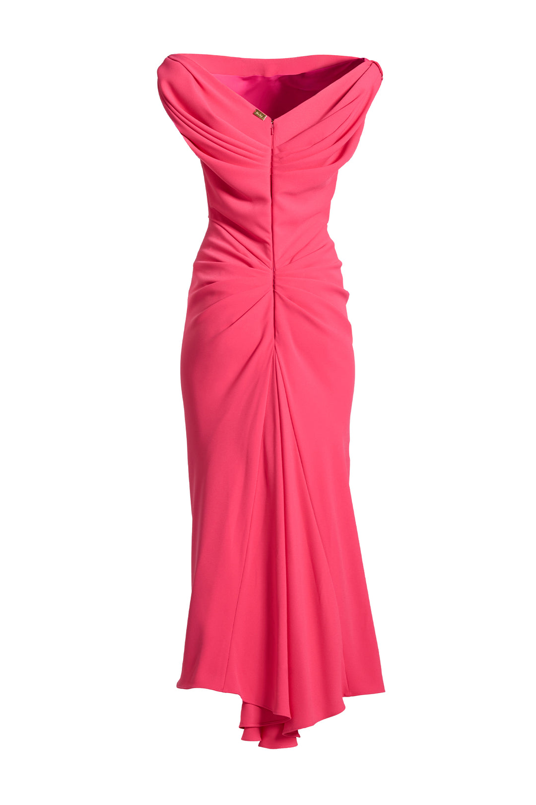 Sylvie Midi Dress In Fuchsia