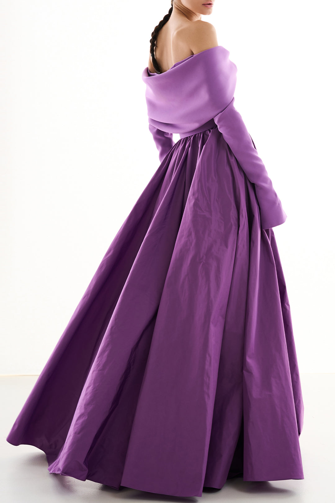 Halima Long Dress In Lavender