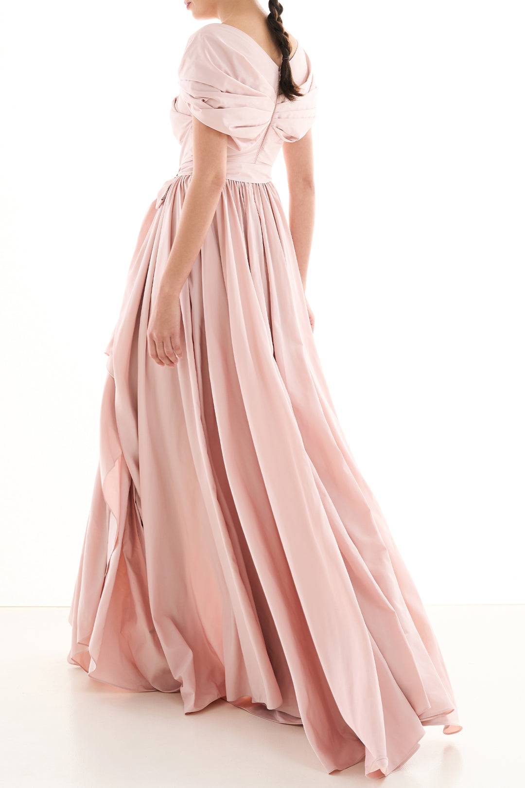 Lamya Long Dress In Misty-Rose