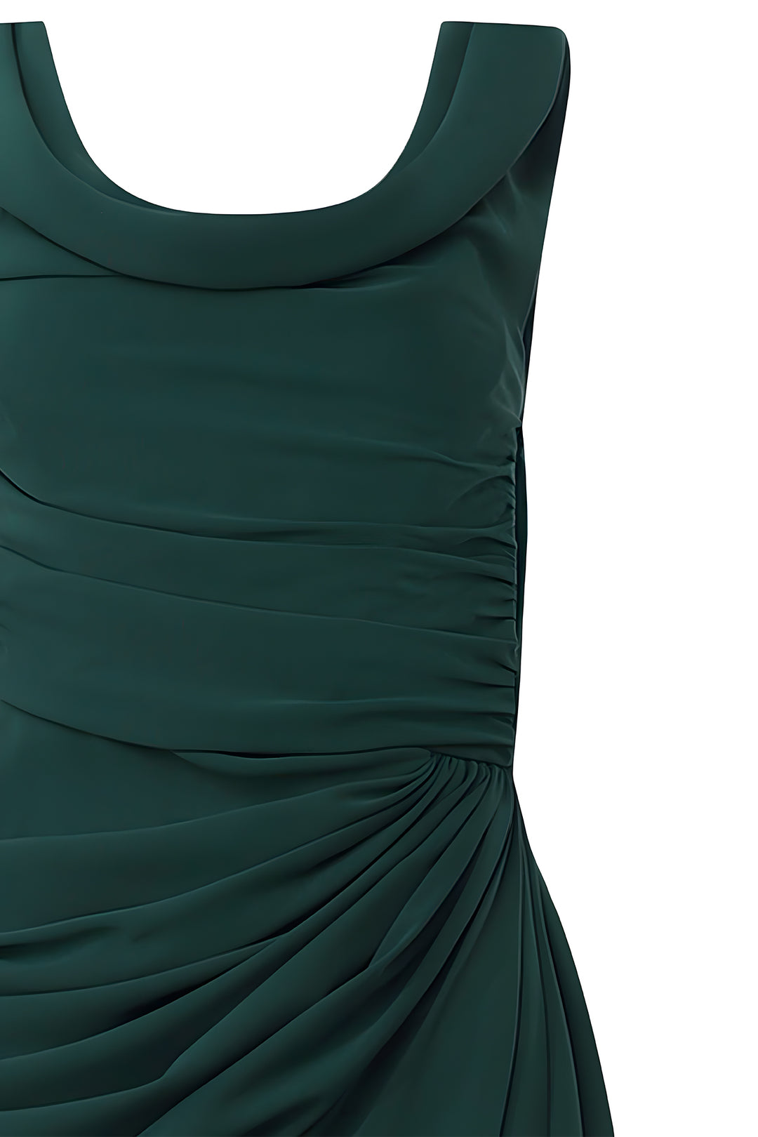 Eve Long Dress In Dark-Green