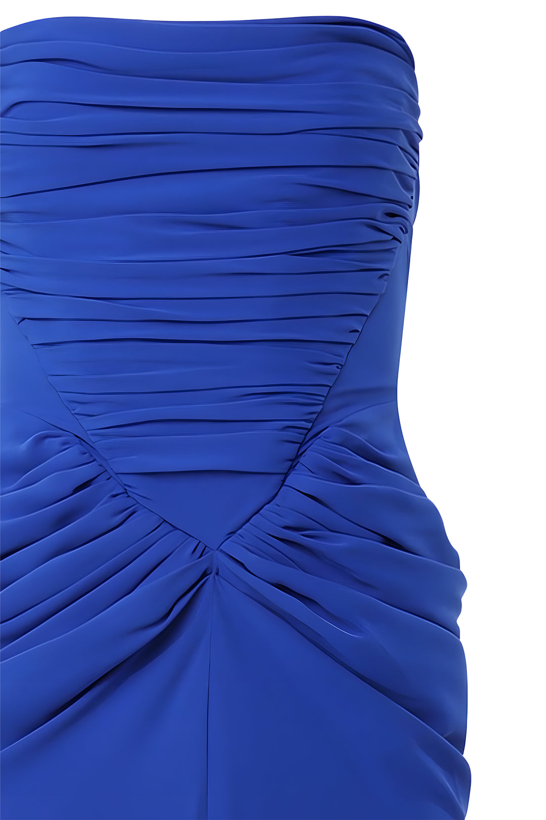 Kala Crepe Long Dress In Mediterranean-Blue