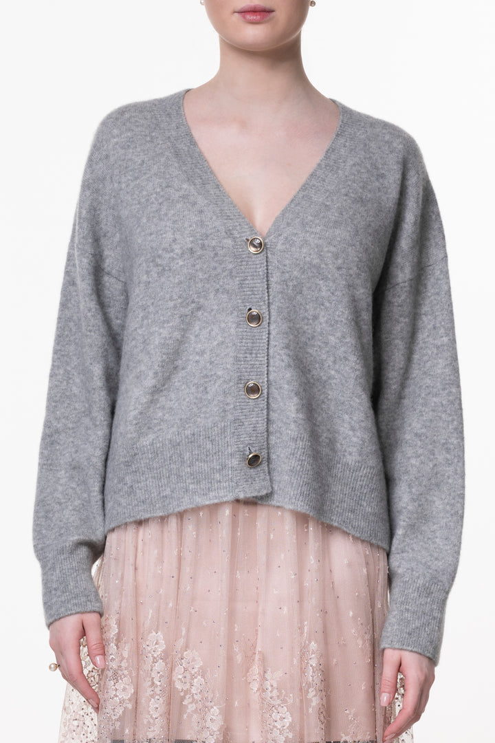 Cassiel Cashmere and Silk-blend Cardigan